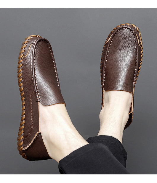 Zapatos Casuales de Cuero Cómodos Talla Grande - Image 11