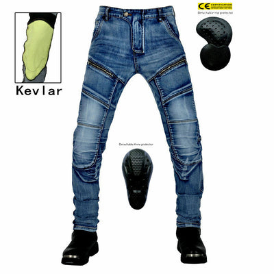 Pantalones de Motocicleta Kevlar para Hombre - Pantalones de Conducción de Alta Elasticidad - Image 15