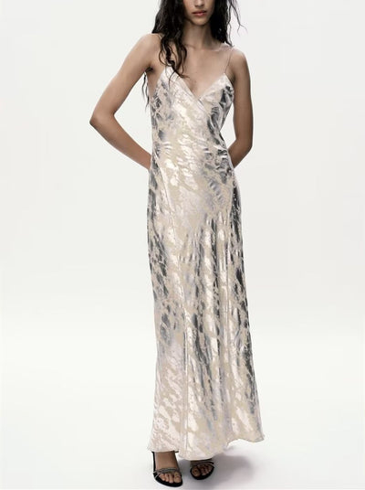 Vestido Interior con Estampado Metálico para Mujer - Image 21