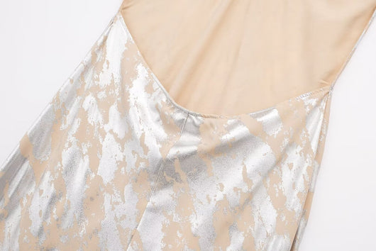 Vestido Interior con Estampado Metálico para Mujer - Image 26