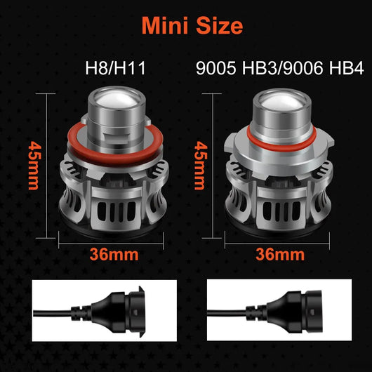 Faro Láser LED H11 36W para Modificación de Faros Delanteros - Image 12