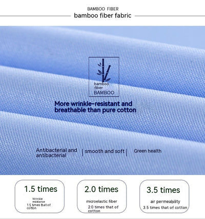 Camisa de Trabajo Casual Ejecutiva en Fibra de Bambú para Hombre - Image 42