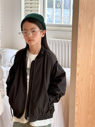 Chaqueta Infantil con Bordado de Letras - Abrigo de Moda para Niños - Image 36