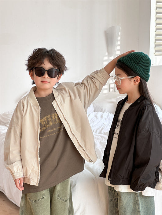 Chaqueta Infantil con Bordado de Letras - Abrigo de Moda para Niños - Image 62