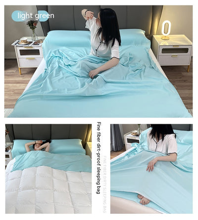 Saco de Dormir Portátil de Microfibra Desechable - Image 17