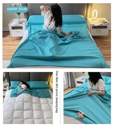 Saco de Dormir Portátil de Microfibra Desechable - Image 18