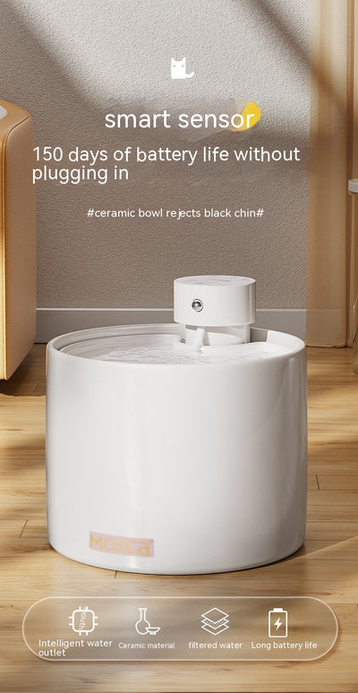 Fuente de Agua Inteligente para Gatos con Filtro y Sensor Automático - Image 13