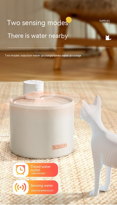 Fuente de Agua Inteligente para Gatos con Filtro y Sensor Automático - Image 19