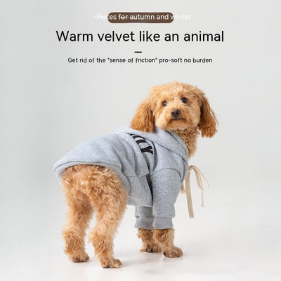 Sudadera Cálida con Capucha y Forro Polar para Perros - Image 17