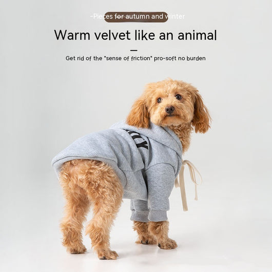 Sudadera Cálida con Capucha y Forro Polar para Perros - Image 17