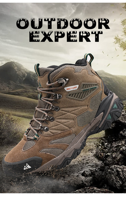 Botas de Senderismo Impermeables Antideslizantes para Hombre - Caña Alta - Image 26