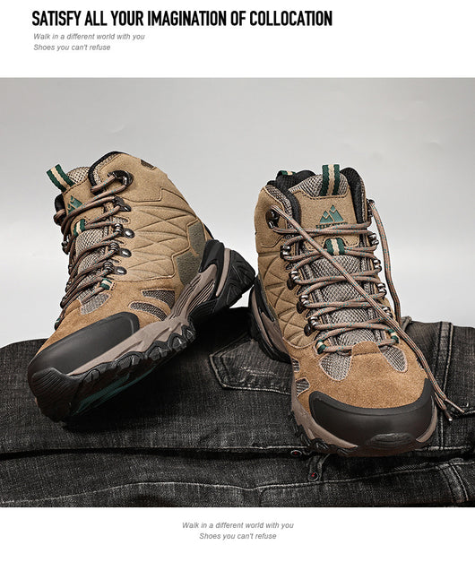 Botas de Senderismo Impermeables Antideslizantes para Hombre - Caña Alta - Image 32