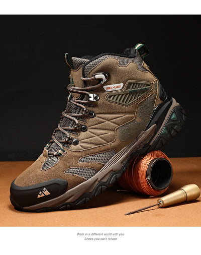 Botas de Senderismo Impermeables Antideslizantes para Hombre - Caña Alta - Image 33