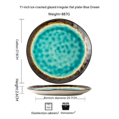 Plato de Cerámica Estilo Vintage para Carnes - Image 11