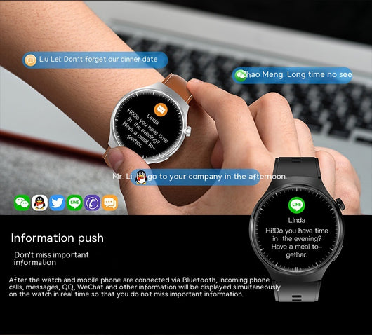 Reloj Inteligente Deportivo con Monitoreo de Salud y Llamadas Bluetooth - Image 27