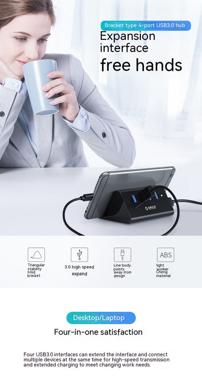 Hub USB de Alta Velocidad Multi-interfaz - Expansor de Puertos Profesional - Image 17