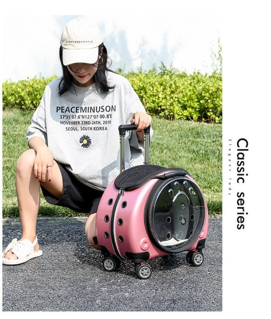 Mochila Transportadora para Mascotas Cápsula Espacial con Bolsillo Transparente - Image 16