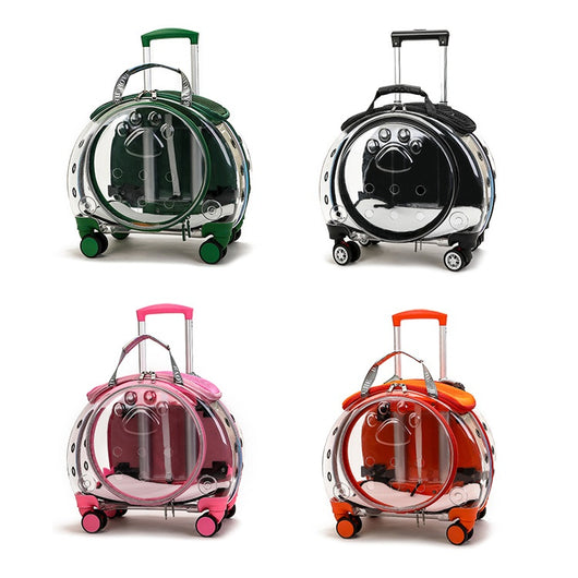 Mochila Transportadora para Mascotas Cápsula Espacial con Bolsillo Transparente - Image 18