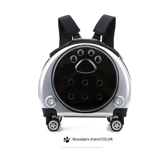 Mochila Transportadora para Mascotas Cápsula Espacial con Bolsillo Transparente - Image 38