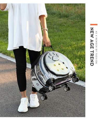 Mochila Transportadora para Mascotas Cápsula Espacial con Bolsillo Transparente - Image 49