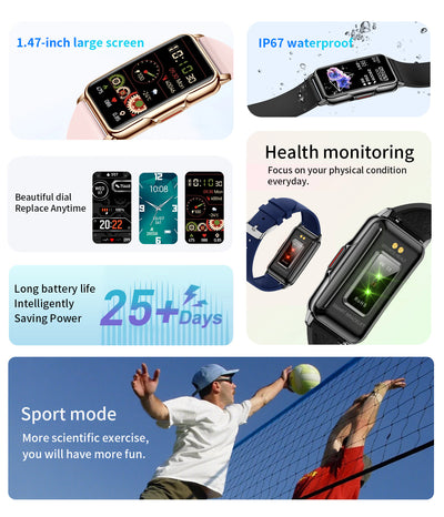 Pulsera Inteligente Deportiva para Mujer con Monitoreo de Salud - Image 38