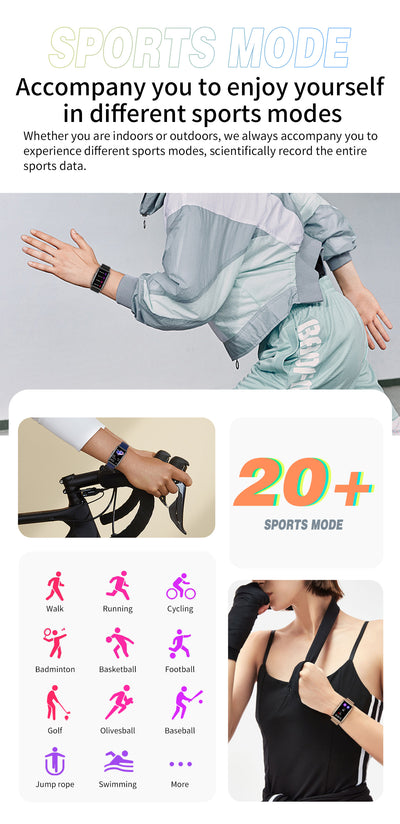 Pulsera Inteligente Deportiva para Mujer con Monitoreo de Salud - Image 39