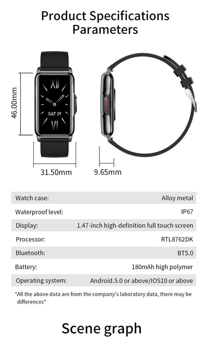 Pulsera Inteligente Deportiva para Mujer con Monitoreo de Salud - Image 41