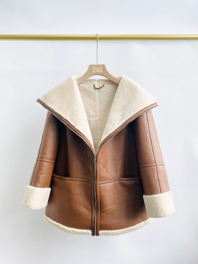 Abrigo de Cuero Nórdico para Mujer - Image 21