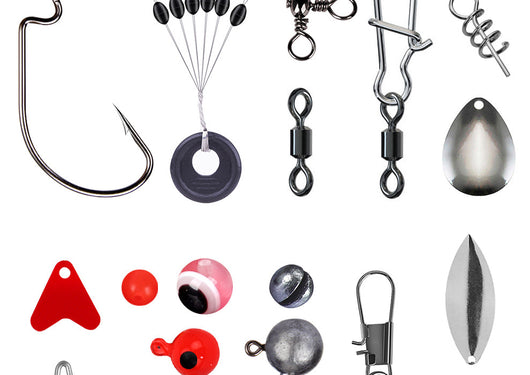 Kit Completo de 257 Accesorios para Pesca - Anzuelos, Señuelos y Equipos Texas - Image 41