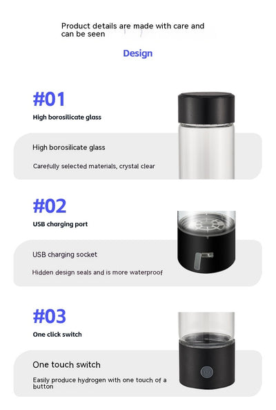Vaso Generador de Agua Hidrogenada Premium - Image 18