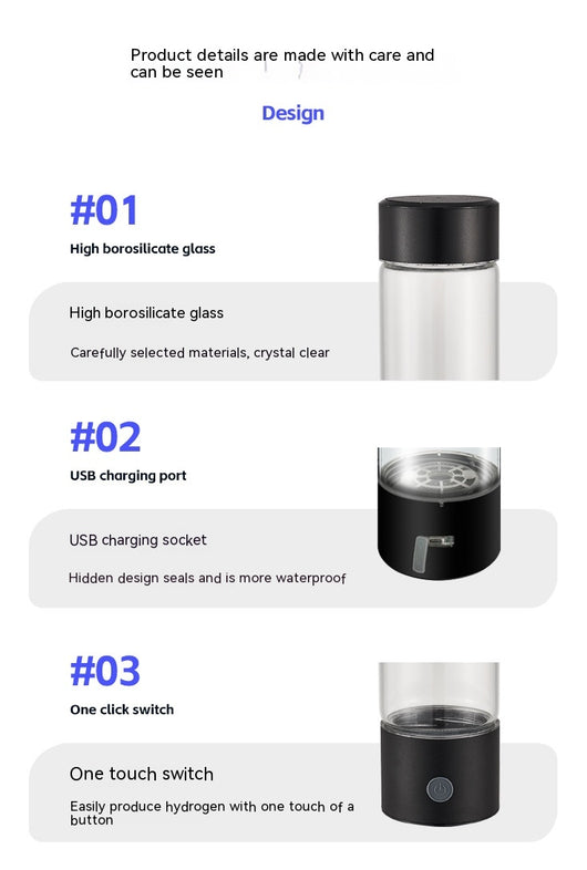 Vaso Generador de Agua Hidrogenada Premium - Image 18