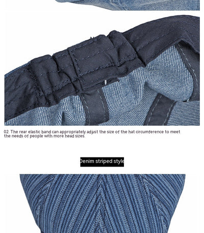 Boina Octagonal Denim Lavado Primavera Otoño - Image 23