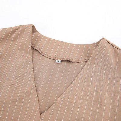 Chaleco V-Neck con Tirantes Anchos - Traje Casual Versátil - Image 12