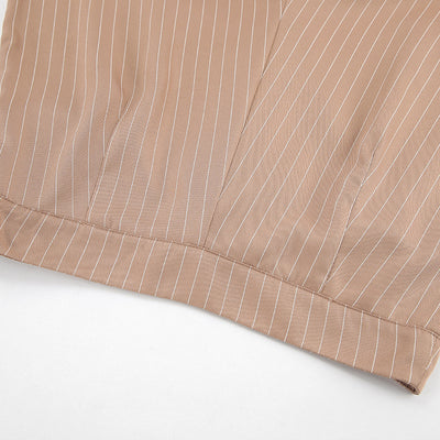 Chaleco V-Neck con Tirantes Anchos - Traje Casual Versátil - Image 26