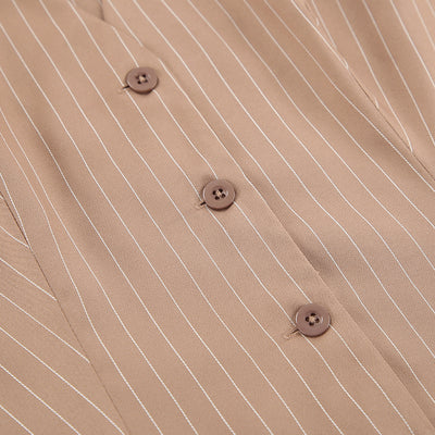 Chaleco V-Neck con Tirantes Anchos - Traje Casual Versátil - Image 29