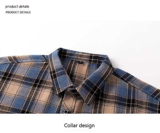 Camisa de Cuadros Manga Larga para Hombre - Marca Americana - Image 12