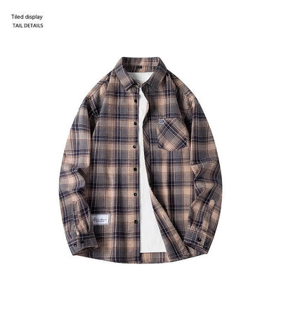 Camisa de Cuadros Manga Larga para Hombre - Marca Americana - Image 14