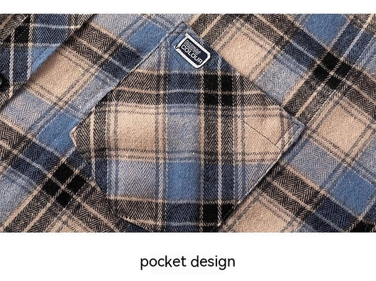 Camisa de Cuadros Manga Larga para Hombre - Marca Americana - Image 16