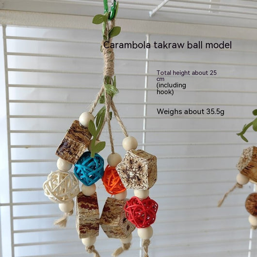 Five dried Yangtao nut shells, light brown with dark striped patterns and small holes, for birds or small pets. - Image 30