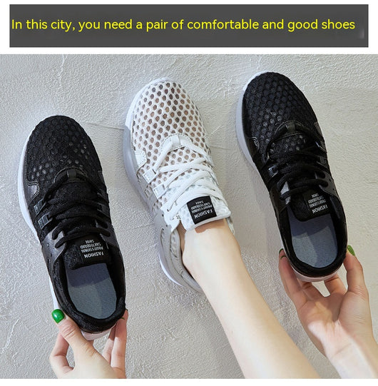 Zapatillas Deportivas Huecas Transpirables Estilo Europeo - Image 46
