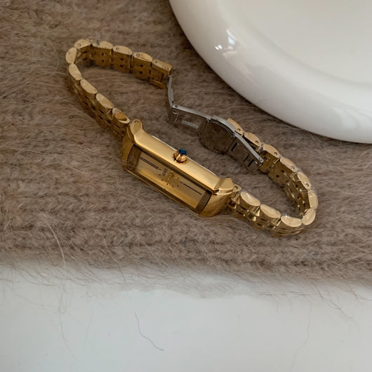 Reloj de Moda Retro Dorado para Mujer con Correa de Acero - Image 12