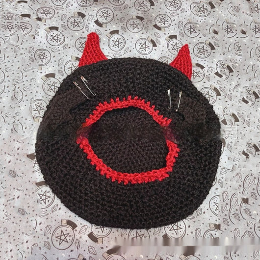 Gorro de Lana Cuernos Diabólicos - Ideal para Primavera Temprana - Image 10