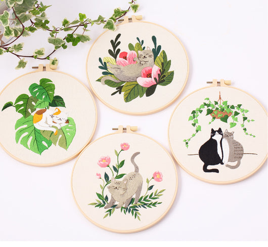 Kit Completo de Bordado Gato - Material DIY para Principiantes - Image 21