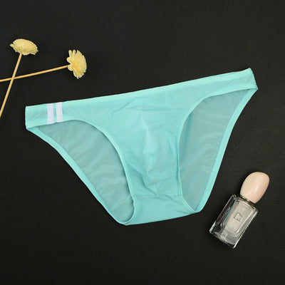 Bóxer de Seda Helada Transparente Cintura Baja para Hombre - Image 36
