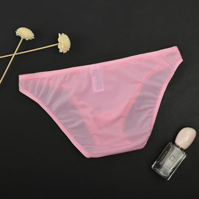 Bóxer de Seda Helada Transparente Cintura Baja para Hombre - Image 40