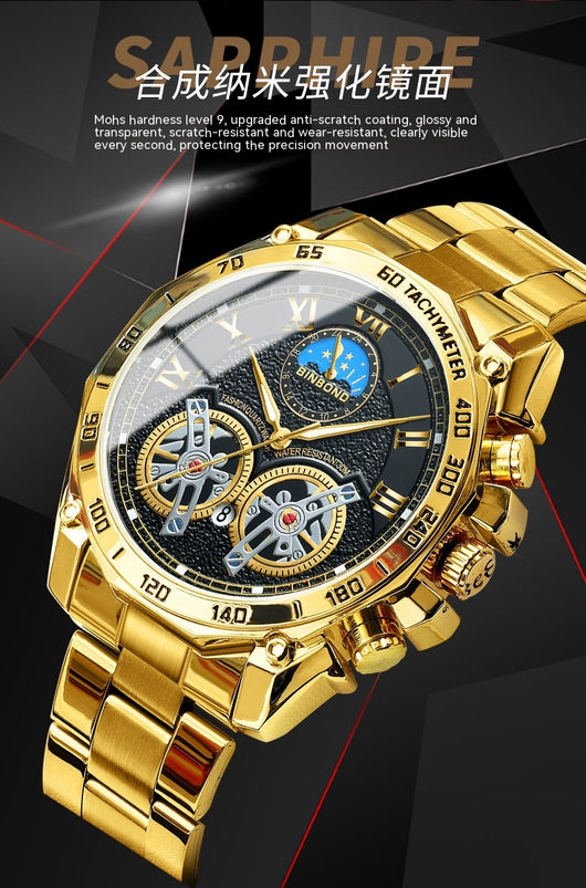 Reloj Mecánico Automático Doble para Hombre con Múltiples Funciones - Image 13