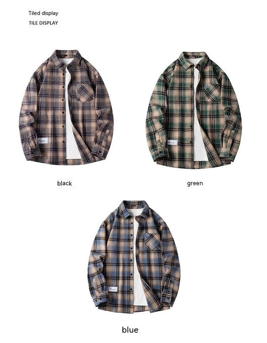 Camisa de Cuadros Manga Larga para Hombre - Marca Americana - Image 33