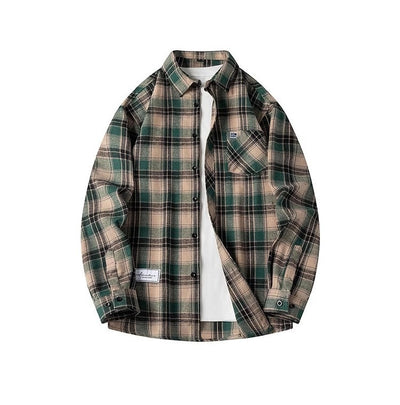 Camisa de Cuadros Manga Larga para Hombre - Marca Americana - Image 35