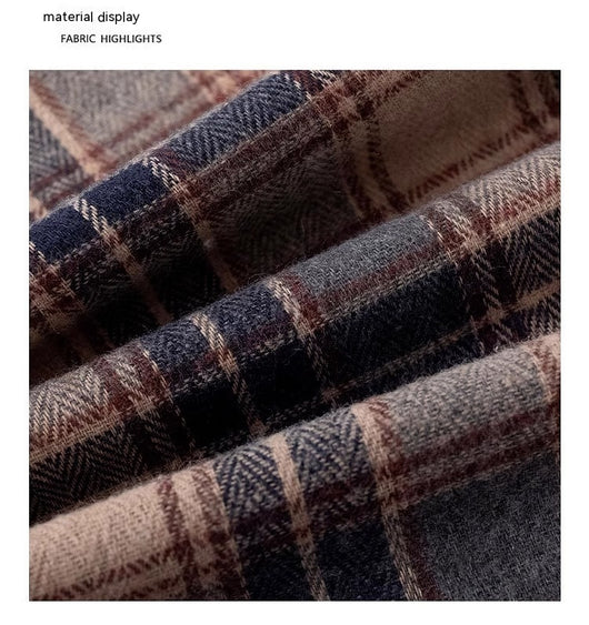 Camisa de Cuadros Manga Larga para Hombre - Marca Americana - Image 36