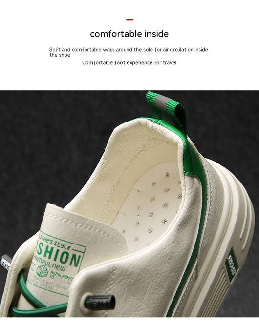Tenis Casuales de Cuero para Hombre Primavera y Otoño - Image 12